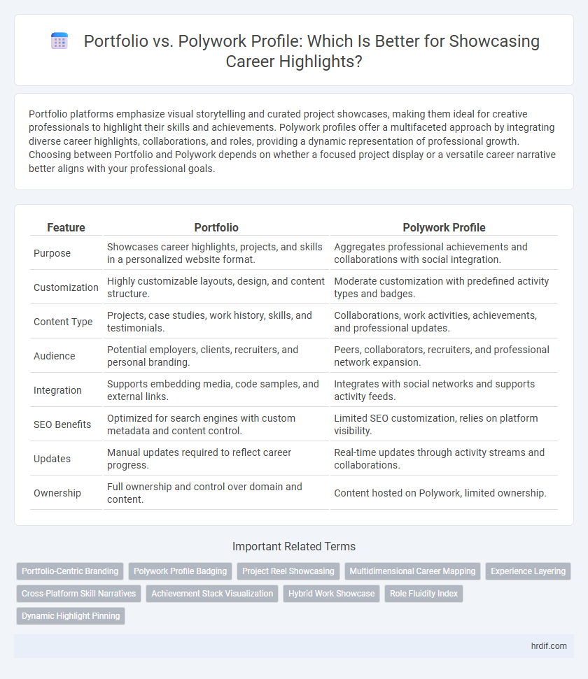 Portfolio vs. Polywork Profile: Which Is Better for Showcasing Career Highlights?