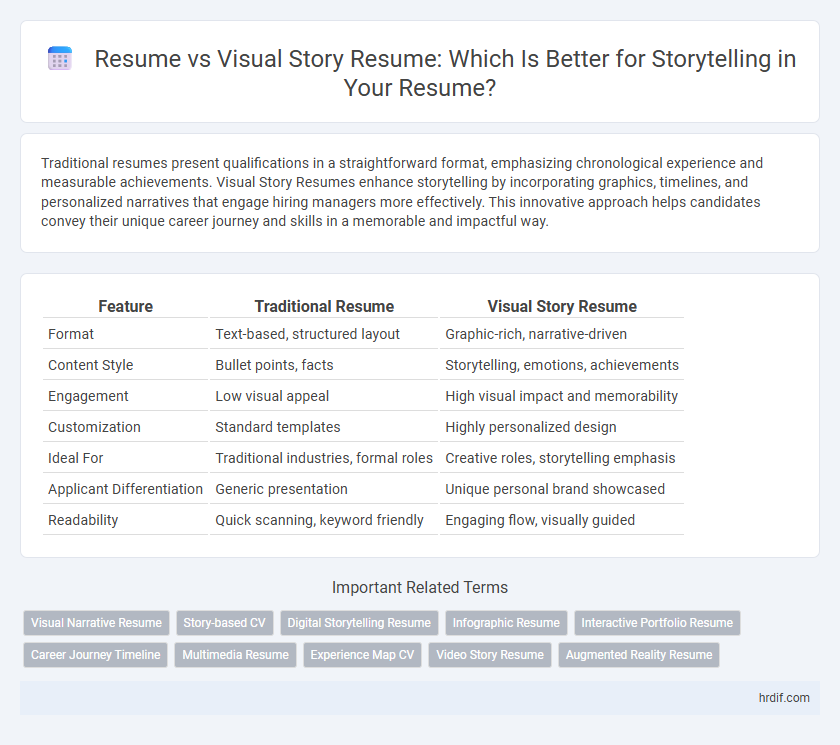Resume vs Visual Story Resume: Which Is Better for Storytelling in Your Resume?