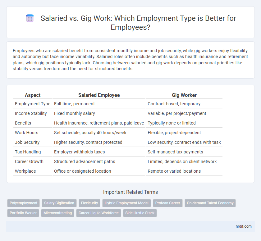 Salaried vs. Gig Work: Which Employment Type is Better for Employees?