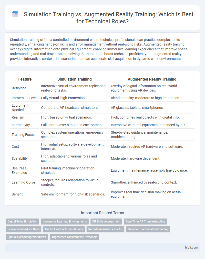 Simulation Training vs. Augmented Reality Training: Which Is Best for Technical Roles?