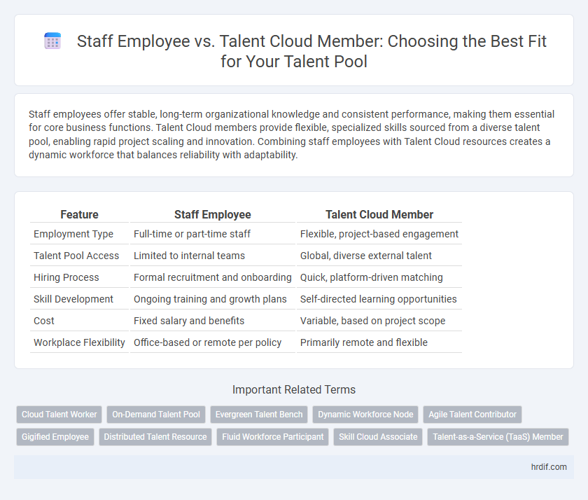 Staff Employee vs. Talent Cloud Member: Choosing the Best Fit for Your Talent Pool