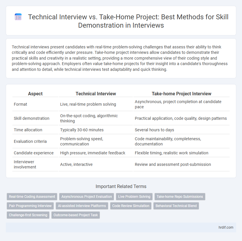 Technical Interview vs. Take-Home Project: Best Methods for Skill Demonstration in Interviews