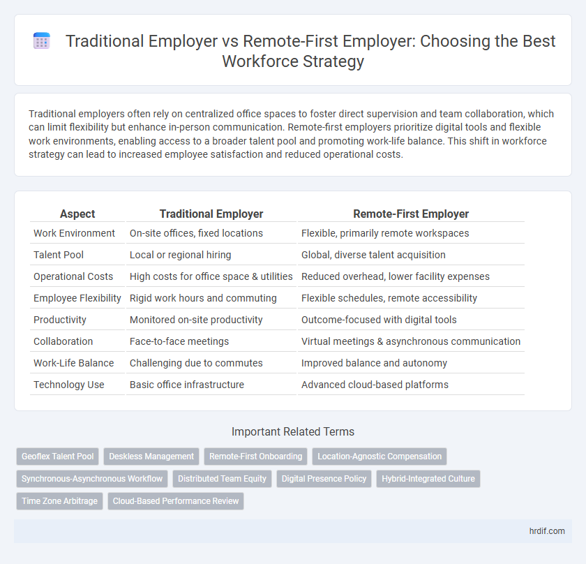 Traditional Employer vs Remote-First Employer: Choosing the Best Workforce Strategy