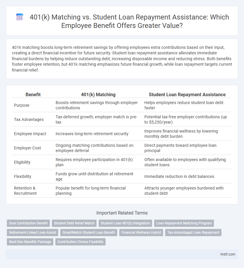 401(k) Matching vs. Student Loan Repayment Assistance: Which Employee Benefit Offers Greater Value?