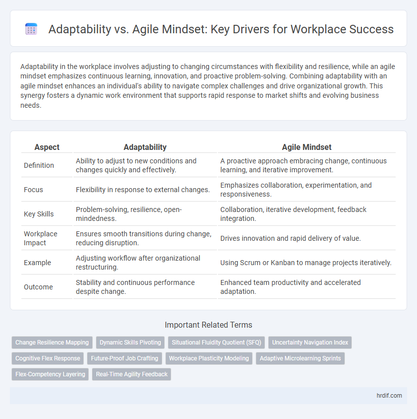 Adaptability vs. Agile Mindset: Key Drivers for Workplace Success