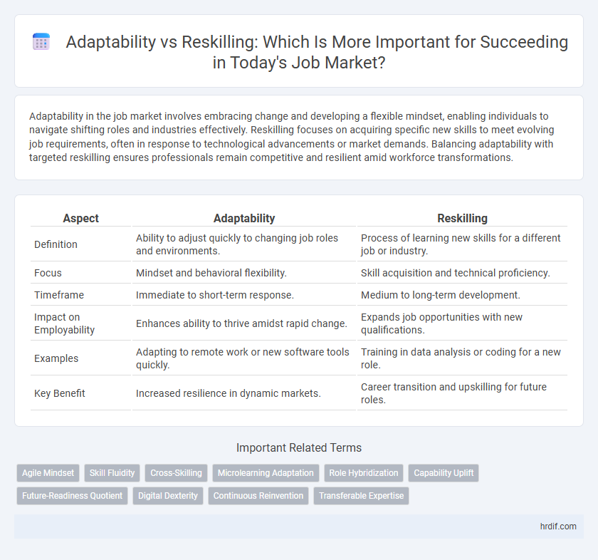 Adaptability vs Reskilling: Which Is More Important for Succeeding in Today's Job Market?