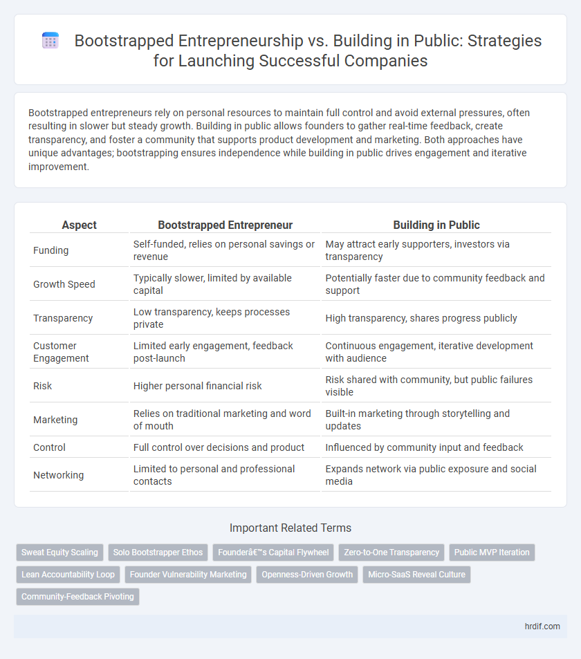 Bootstrapped Entrepreneurship vs. Building in Public: Strategies for Launching Successful Companies