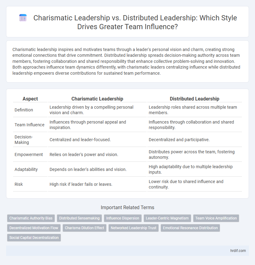 Charismatic Leadership vs. Distributed Leadership: Which Style Drives Greater Team Influence?