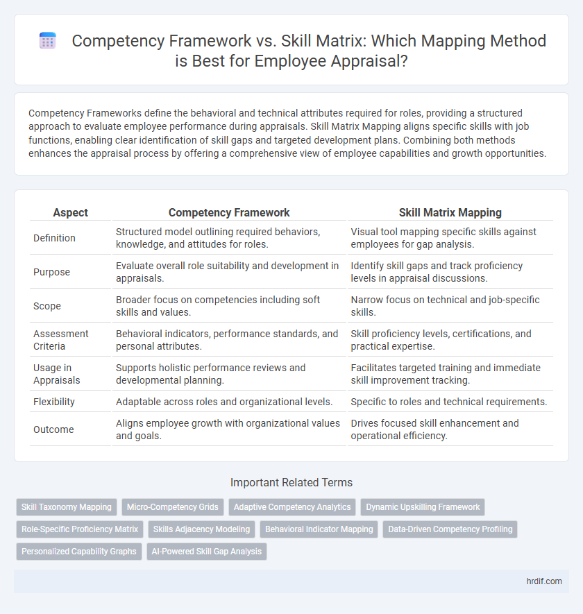 Competency Framework vs. Skill Matrix: Which Mapping Method is Best for Employee Appraisal?