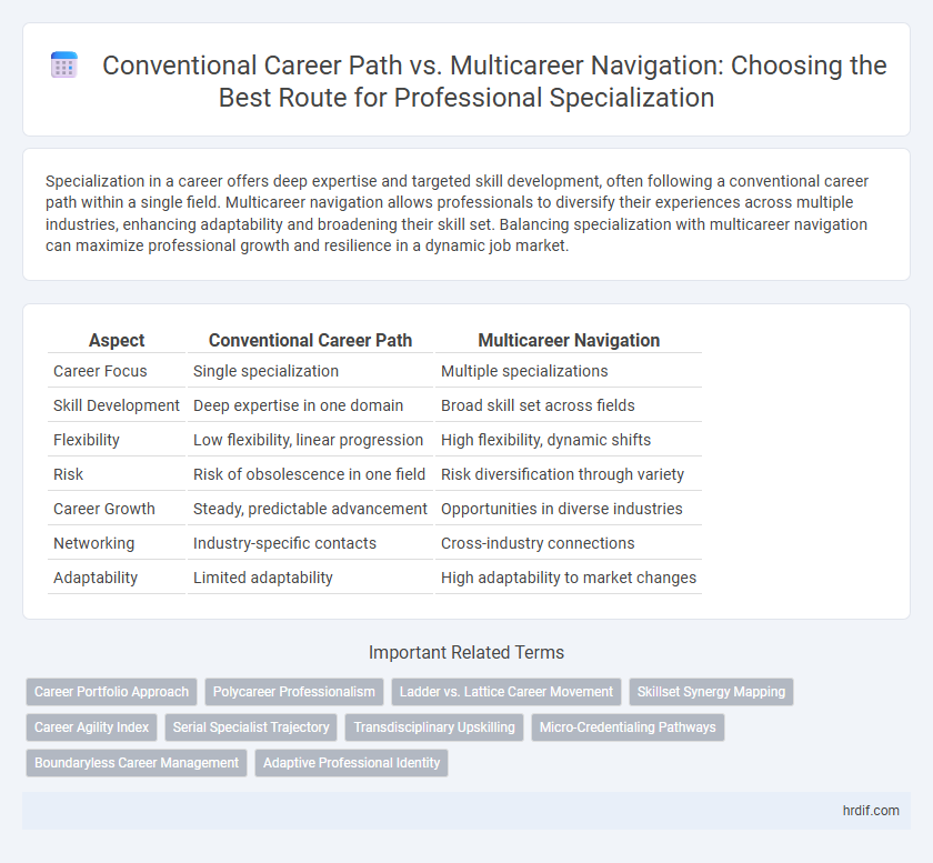 Conventional Career Path vs. Multicareer Navigation: Choosing the Best Route for Professional Specialization