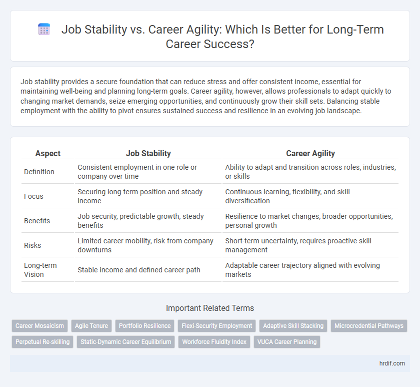 Job Stability vs. Career Agility: Which Is Better for Long-Term Career Success?