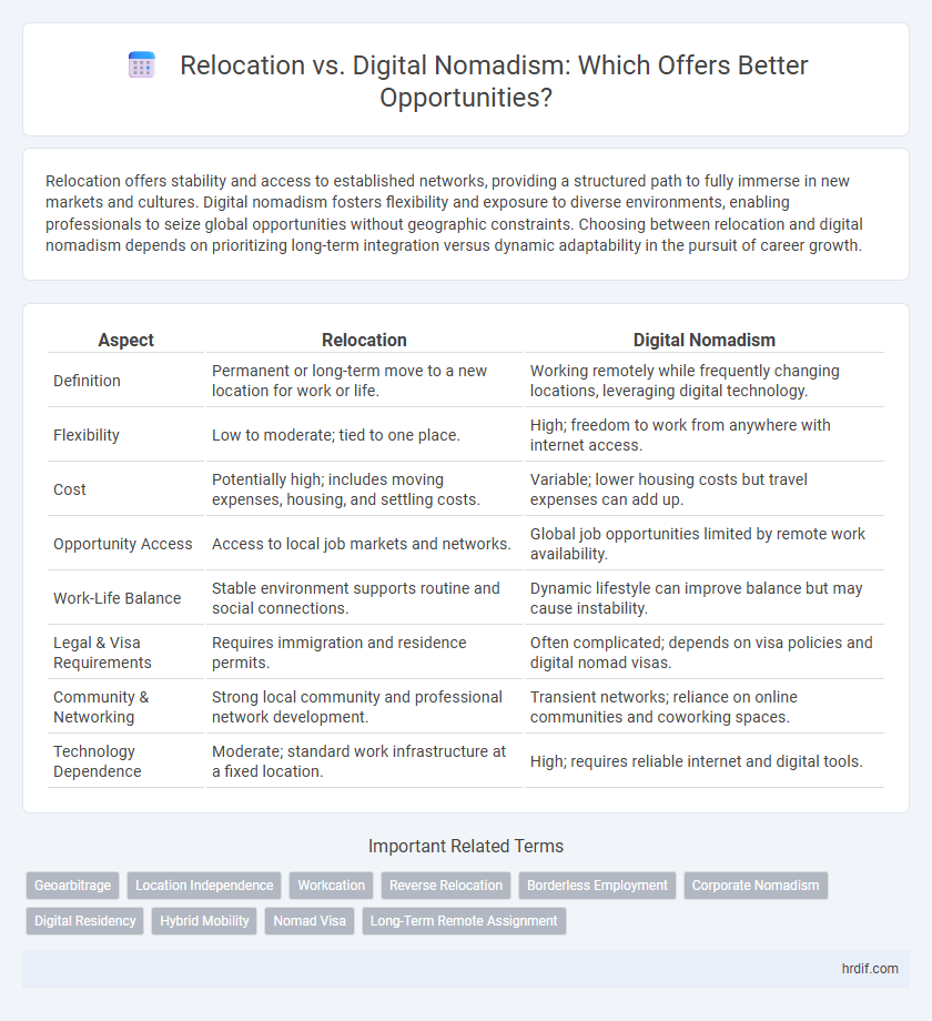 Relocation vs. Digital Nomadism: Which Offers Better Opportunities?