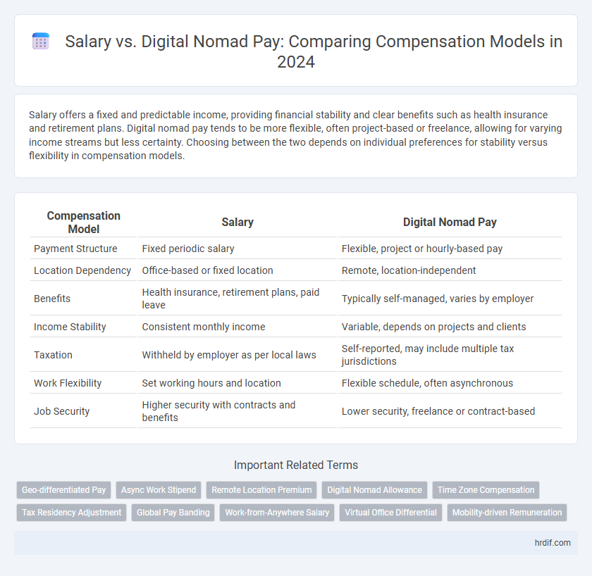 Salary vs. Digital Nomad Pay: Comparing Compensation Models in 2024